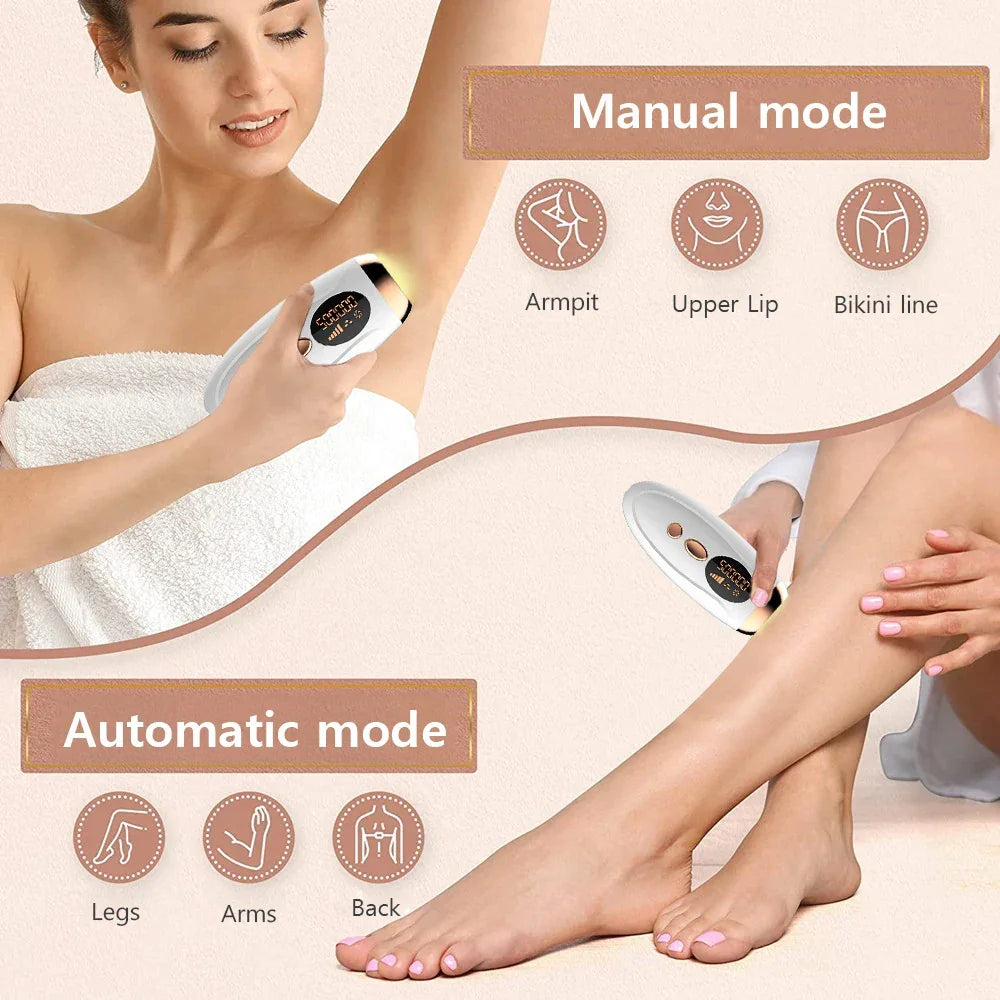 StarGlow™ Infinity Laser – 990K Flashes Hair Removal System - STAR CARE