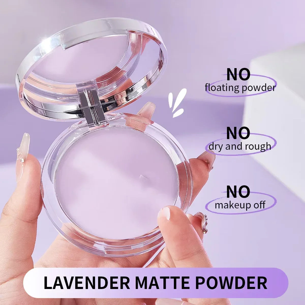 Flawless Lavender Matte Powder – All-Day Oil Control & Smooth Finish - STAR CARE