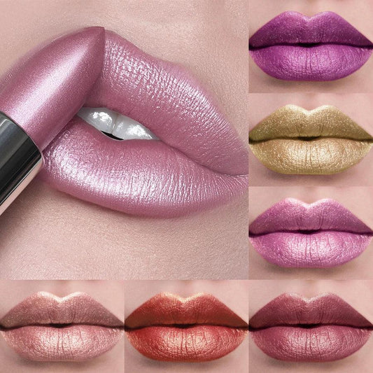 Bold & Shimmer Metallic Lipstick Set – 21 Vibrant Colors - STAR CARE