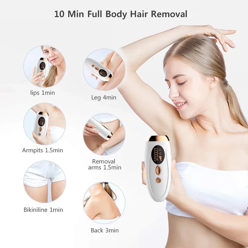 StarGlow™ Infinity Laser – 990K Flashes Hair Removal System - STAR CARE